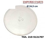 Πιάτο Φούρνου Μικροκυμάτων 24,5 cm με τριγωνική βάση